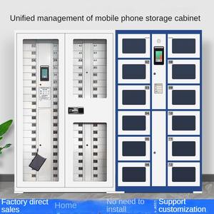 Swipe carte mot de passe bagages électroniques casier à colis en acier sac stockage <span class=keywords><strong>téléphone</strong></span> portable casier stockage extérieur courrier casier - Product Image 5