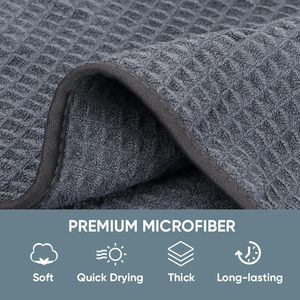 NOVISON Warp Knitted Microfiber Towel 80% Polyester 20% Polyamide <b>Car</b> <b>Polishing</b> Waxing Detailing Cleaning Cloth - Product Image 3