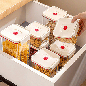 Rõ Ràng Nhựa Ngũ Cốc Tiết Kiệm Hộp <span class=keywords><strong>Container</strong></span> Với Nắp Kín Thực Phẩm Lưu Trữ <span class=keywords><strong>Container</strong></span> Cho Nhà Bếp - Product Image 5
