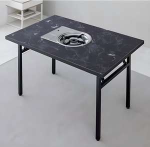 Mesa Coreana OEM con Parrilla de Gas Butano o Propano sin Humo, Plegable de Acero Inoxidable para Hogar o Restaurante - Product Image 6