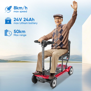 سكوتر صغير صغير صغير قابل للطي خفيف الوزن للغاية بفرشاة بدون فرش خفيف الوزن محمول لكبار السن - Product Image 3