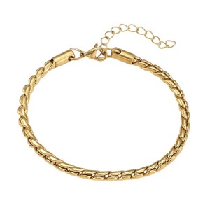Fabrik-Großhandel Vakuum-Galvanisierte Wasserwaschbare Farblose Frittierte Teigkettenglieder Edelstahl-Glattkette - Product Image 4