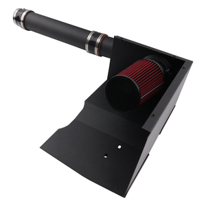 Kit de Filtro de Aire Frío Extendido de Alto Rendimiento AOSU, Negro y Rojo, para Land Cruiser 1FZ-FE AIM099-BK-RD - Product Image 4