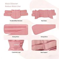 Faja Reductora Moldeadora de Cintura para Mujer, Corsé de Control Abdominal, Banda Escultora de Cintura para Entrenamiento, Efecto Reloj de Arena con Doble Cinturón