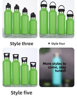 Bouteille d'eau isotherme de style américain, isolation sous vide, 6 à 12 heures d'isolation thermique, revêtement en acier inoxydable 304, grande capacité