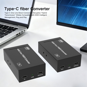 Extensor de Video por Fibra Óptica USB C a DisplayPort de 10 km de Largo Alcance, 4K60Hz, Convertidor Tipo C con HDCP 2.3 para Sala de Conferencias - Product Image 5