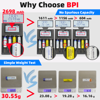 BPI supermercado tienda en línea al por mayor recargable 1,2 v 1,5 V 9V AAA AA 9V C D Ni-Mh batería níquel Metal hidruro celda