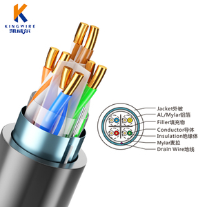 Cable LAN para Exteriores Cat6 FTP de Cobre Puro, 23AWG, Impermeable, Negro, 1000 pies/305 m, 250 MHz, 10G/1000BASE-T - Product Image 2