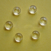 Lentille de collimateur laser en acrylique de 7 mm de diamètre pour diode laser