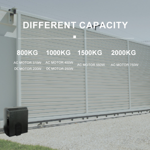 Ouvre-portes automatiques Turtech SLG-C-800-DC, moteur de porte coulissante de jardin avec télécommande - Product Image 4