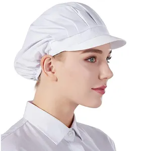 Unisex industria alimentaria trabajador camarera panadero Chef sombrero elástico Chef cocina hornear cocina sombrero - Product Image 1