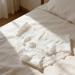 <span class=keywords><strong>Slip</strong></span> Bikini da Donna in Cotone Elasticizzato con Bordo Sgambato, Mutandine Sexy in Pizzo, Biancheria Intima Morbida ed Elastica per Donna - Product Image 6