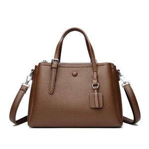 Hot Lychee Texture Solid Color Handbag Large Capacity <b>Work</b> Date Underarm Small Square <b>Bag</b> Women Shoulder <b>Bag</b> Urban Style - Product Image 4