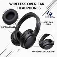 Casque sans fil supra-auriculaire, 35h d'autonomie musicale, 21h d'autonomie en appel, connexion stable, coussinets doux, son stéréo