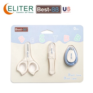 Eliter vendita calda In magazzino 3 In 1 rosa blu verde Babi Kit Manicure Set per la cura del bambino Kit per la cura del bambino Set Manicure per bambini - Product Image 5