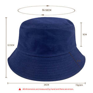 Chapeau seau de pêcheur en coton imprimé et brodé de créateur de mode avec logo personnalisé et marque privée - Product Image 2