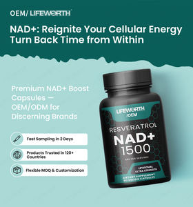 קפסולות nicotinamide lifosal nad nad קפסולות nad עם רזברטרול של אנרגיה, & תמיכת מוח - Product Image 3