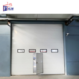 <span class=keywords><strong>Porte</strong></span> <span class=keywords><strong>sectionnelle</strong></span> <span class=keywords><strong>industrielle</strong></span> High Lift utilisée dans l'entrepôt usine atelier centre logistique <span class=keywords><strong>porte</strong></span> basculante isolée - Product Image 3