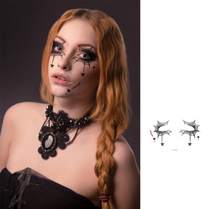 Halloween Spider Temporary <b>Tattoo</b> Sticker 3D <b>Paper</b> Transfer Decal for Body Art Easy Application Party Festival Event Use - Product Image 1