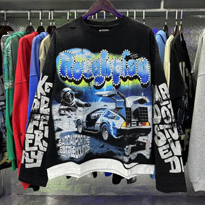 Sweat-shirt à manches longues pour homme, de haute qualité, en coton lourd 100%, style streetwear, sweat-shirt décontracté pour homme - Product Image 2