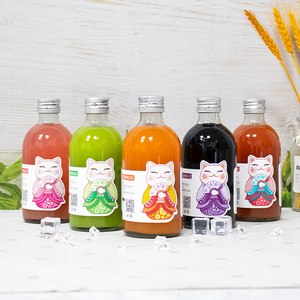 Sannen Kore İçeceği 300ml*12 Şişe Renkli Meyve ve Sebze Suyu Az Yağlı Püre Cam %100 Saf Toptan - Product Image 5