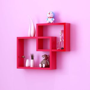 משושה קיר דקור צף מדפים-3-Pack דקורטיבי מדף סט-ברגים ועוגנים כלול-אורן עץ גיאומטרי Shelv - Product Image 5
