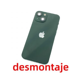 Boîtier d'iPhone 13 Mini avec coque arrière verte démontée - Product Image 3