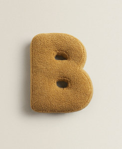 Boucle Alphabet Pillow Custom <strong>Letter</strong> Initial <strong>Letter</strong> <strong>Cushion</strong>, Nursery Monogram Decorative Baby Shower Gift Blush - Product Image 5