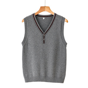 Uniforme escolar para hombres, estudiantes <span class=keywords><strong>de</strong></span> escuela primaria y <span class=keywords><strong>secundaria</strong></span>, jardín <span class=keywords><strong>de</strong></span> infantes, maestros <span class=keywords><strong>de</strong></span> jardín, chaleco Formal <span class=keywords><strong>de</strong></span> punto con cuello en V, suéter - Product Image 6