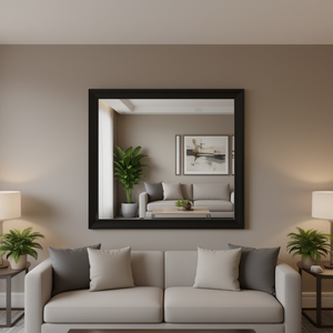 Espejo de pared Db Ireland rectangular con marco de latón de 4.0 mm de grosor, decoración moderna para hoteles, sala de estar y baño - Product Image 2