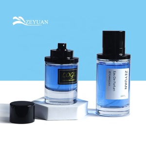 Flacone di <span class=keywords><strong>Profumo</strong></span> Vuoto in Vetro Trasparente Rotondo da 50ml 100ml con Tappo Magnetico, Spruzzatore di Lusso con Nebulizzazione Fine, Basso MOQ - Product Image 5