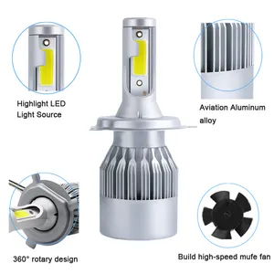 Usine de Guangzhou OEM ODM LED Auto ampoules C6 COB LED Puce pour éclairage de voiture