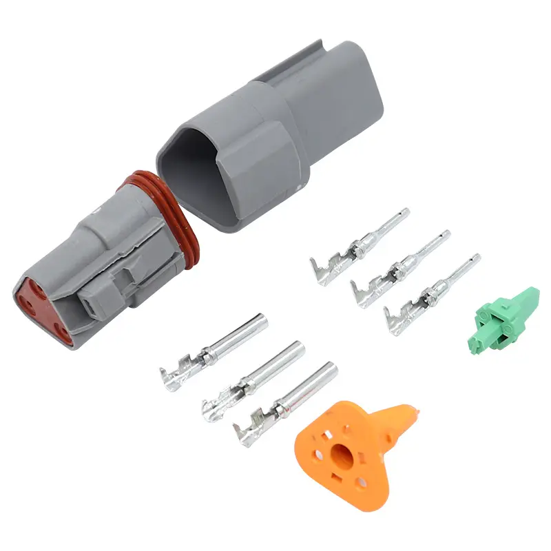 Deutsch DT series waterproof wire connector kit with pins