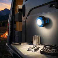 Tragbare Wiederaufladbare LED-Arbeitsleuchte 800LM Magnetische USB-C Inspektionslampe für Autoreparatur Camping Garage Werkstatt