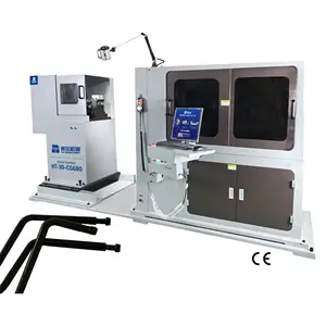 Máquina de dobra de fio cnc, alta precisão de engomar patent 3d camering e ranhuragem cnc máquina e cesta de aço do fio