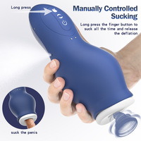 Masseur vibrant de gland entièrement automatique Dragon Suction Airplane Cup, jouet sexuel pour adulte pour l'exercice de la masturbation masculine USB