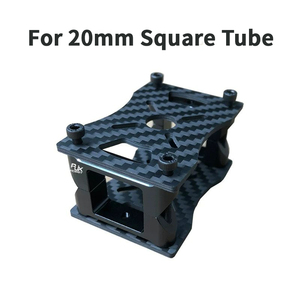 RJXHOBBY RJX 20/25mm Collier de fixation carré en alliage d'aluminium pour tube carré en carbone, connecteur pour drone - Product Image 5