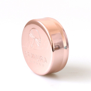 Personalizado oro rosa relieve 63mm tornillo de metal tapa para tarro - Product Image 1