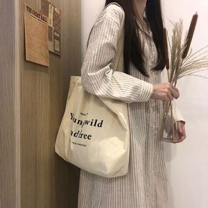 Cotton <b>Canvas</b> Lining Shoulder Shopping Lady All Seasons Crossbody Bag - Product Image 5
