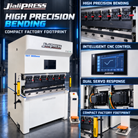 Presse plieuse CNC électrique compacte 110T 1800mm à double servo, haute précision, sans huile, à économie d'énergie pour la fabrication de tôles