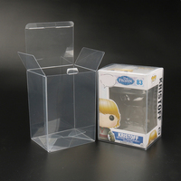 Boîte de protection Funko Pop sans acide à verrouillage automatique, lot de 2, en plastique PET acétate