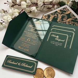 Panneau de bienvenue et de remerciement de mariage en acrylique transparent de luxe, personnalisé avec illustration de couple de dessin animé et motif floral d'hortensia, impression sur mesure - Product Image 4