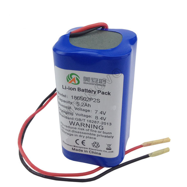 World famous brand cells li-ion battery 7.4v 5200mah