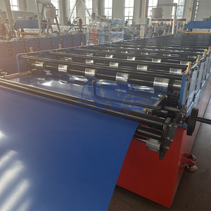 0.3mm-0.6mm Color <b>Tile</b> Corrugated Single Layer Roll Forming Machine Thinner <b>Sheet</b> Making Machine - Product Image 6
