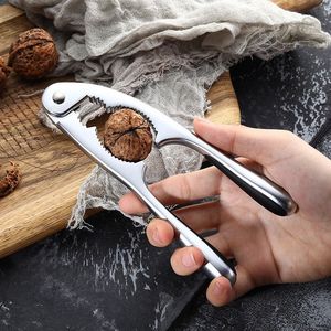 Walnut <b>Cracker</b> Teardrop Design Zinc Alloy Multi Functional <b>Nut</b> Crusher Kitchen Tool - Product Image 1