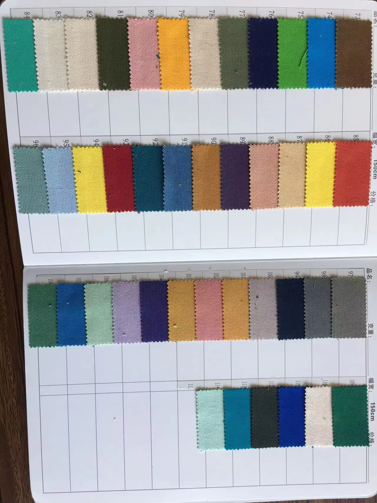 Carta de colores 3-3