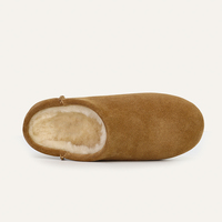 Mules Fluffies Personnalisées en Daim de Vache avec Doublure en Peau de Mouton et Fourrure pour Femmes