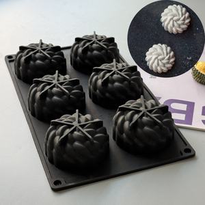 Tangba Santa <span class=keywords><strong>Ana</strong></span> molde de silicona para pasteles 3D resistente a altas temperaturas molde de silicona para pasteles moldes de silicona para velas utensilios para hornear - Product Image 1