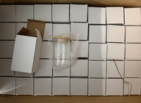 Pot de conservation en verre borosilicate avec couvercles en bambou, récipient de stockage alimentaire hermétique pour la maison et la cuisine, prix d'usine