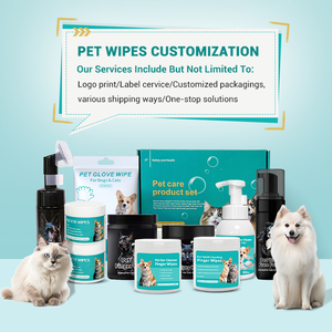 ผ้าเช็ดทำความสะอาดสัตว์เลี้ยงสูตรปราศจากแอลกอฮอล์  ลดการแพ้  ให้ความชุ่มชื้น  พร้อมโลโก้แบรนด์ของคุณเอง - Product Image 6